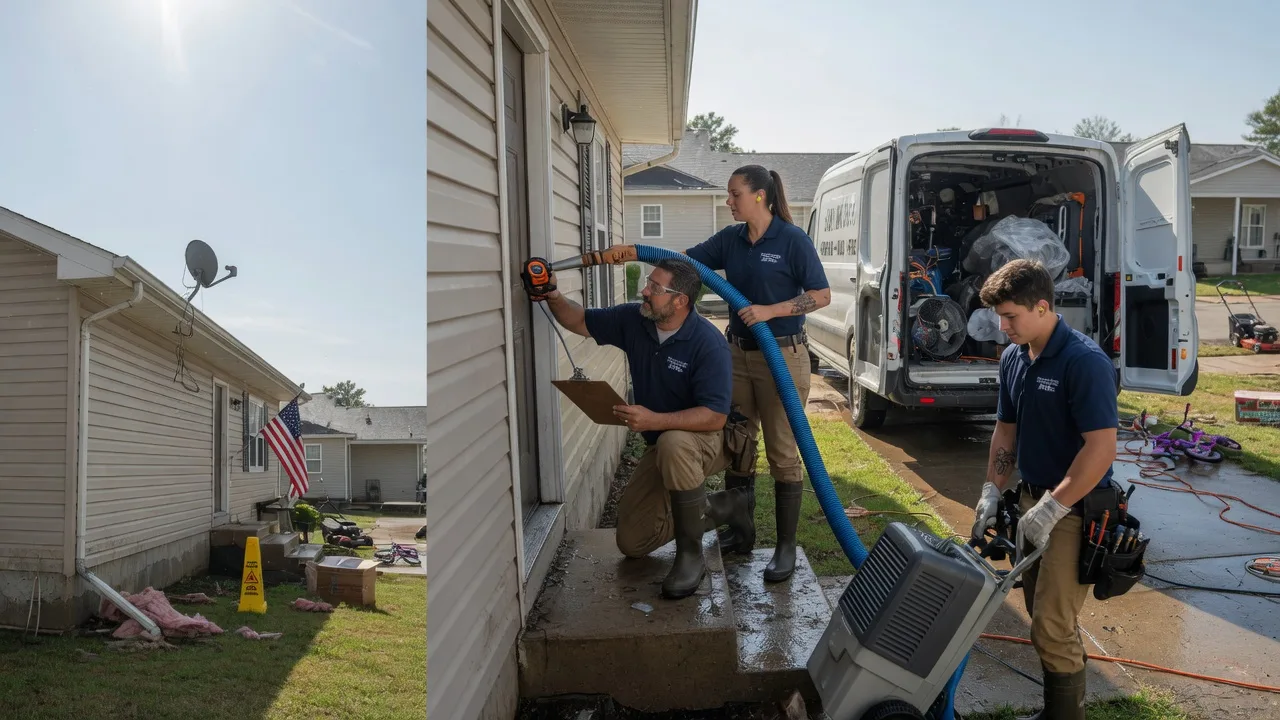 Ceiling Water Damage Restoration in Epworth, IA near me